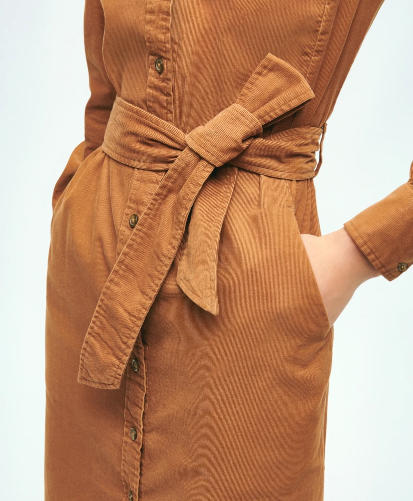 Corduroy Shirt Dress, image 3