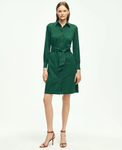 Corduroy Shirt Dress, image 1
