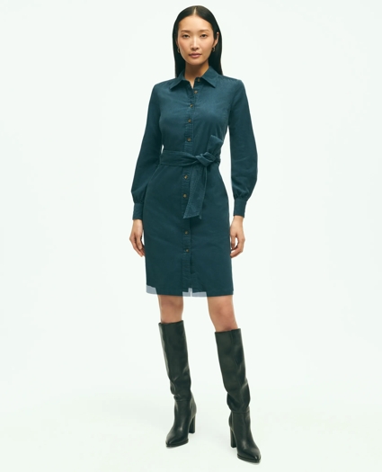 Corduroy Shirt Dress, image 1