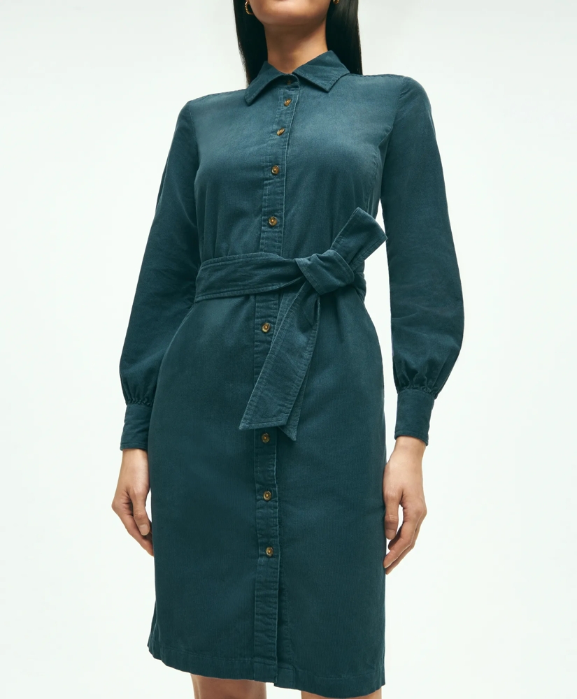 Corduroy Shirt Dress, image 3