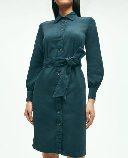 Corduroy Shirt Dress, image 3