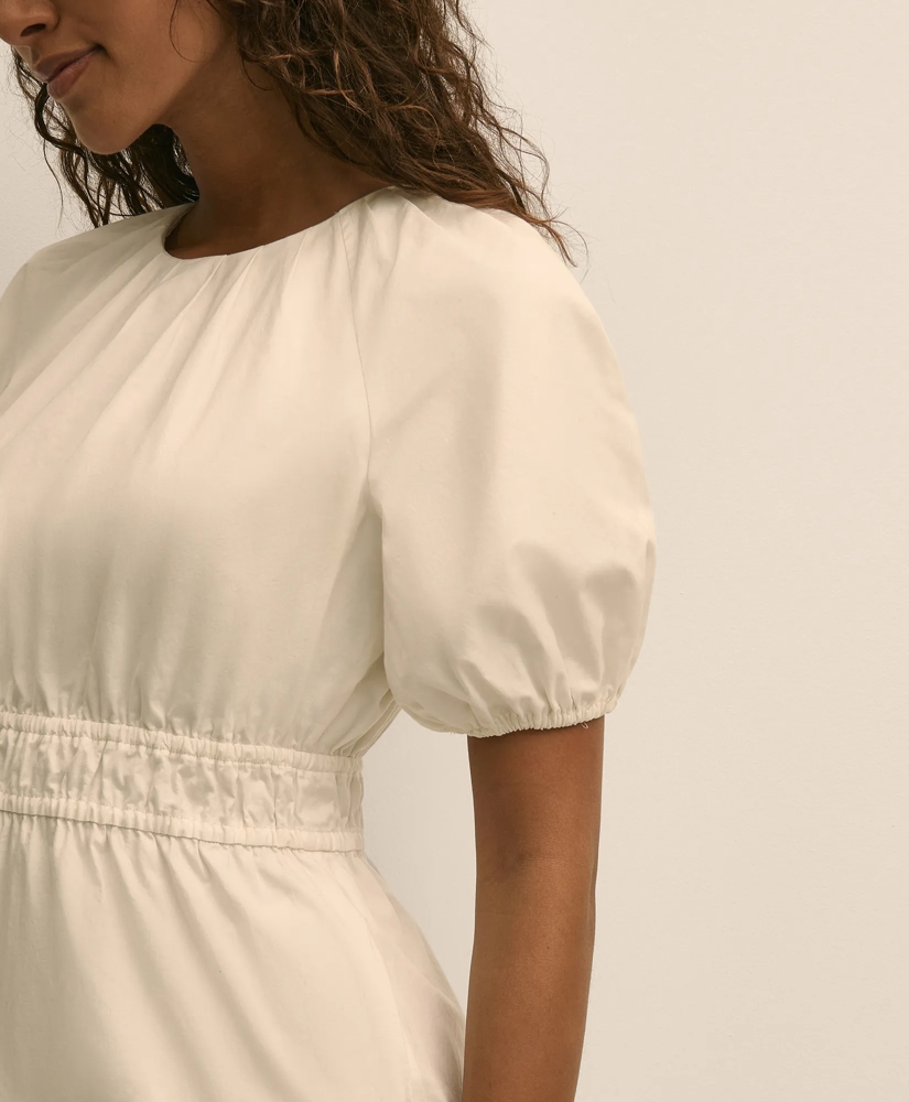 Cotton Voile Smocked-Waist Dress, image 3