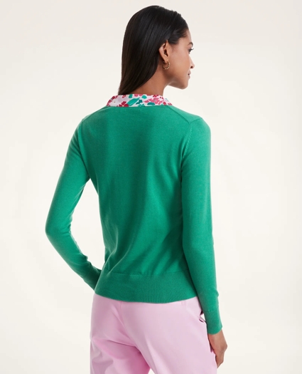 Cotton Bow Detail Sweater, image 2