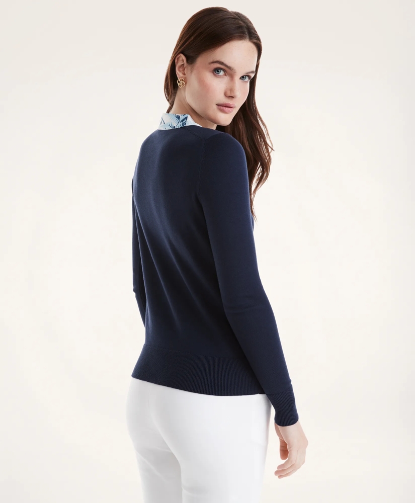 Cotton Bow Detail Sweater, image 3