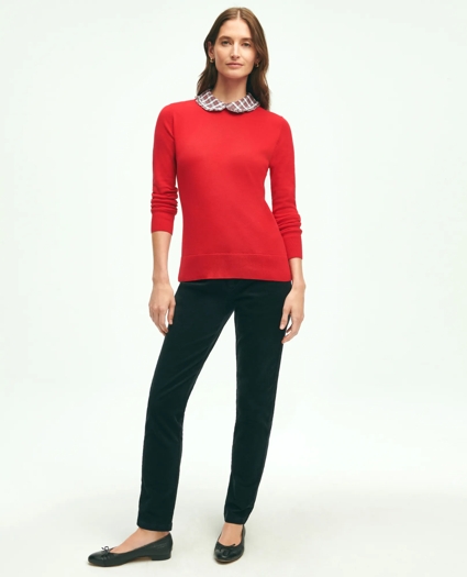Cotton Removable Collar Sweater, image 2