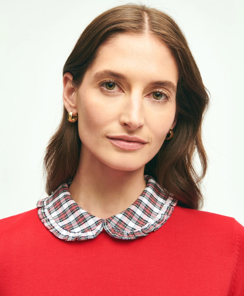 Cotton Removable Collar Sweater, image 4