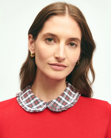 Cotton Removable Collar Sweater, image 4