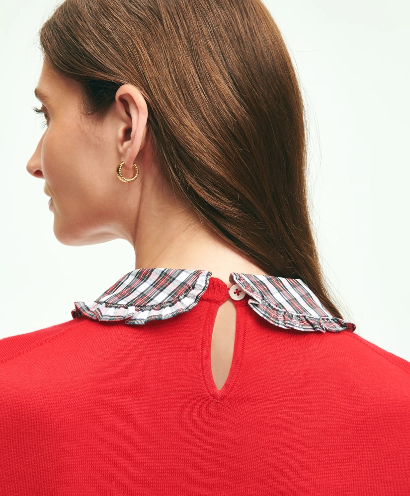 Cotton Removable Collar Sweater, image 6
