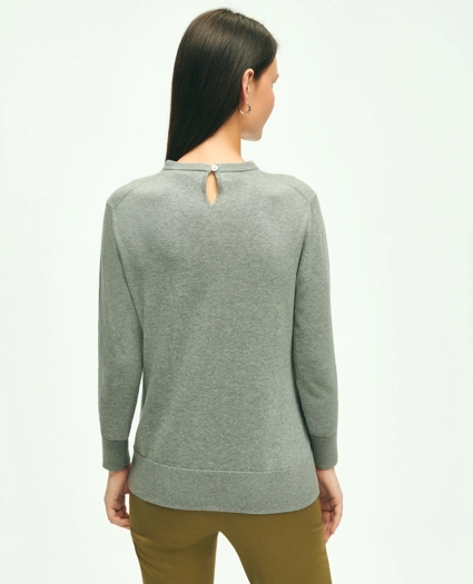 Cotton Removable Collar Sweater, image 6