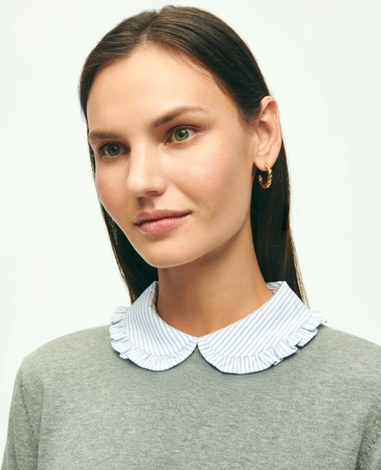 Cotton Removable Collar Sweater, image 3