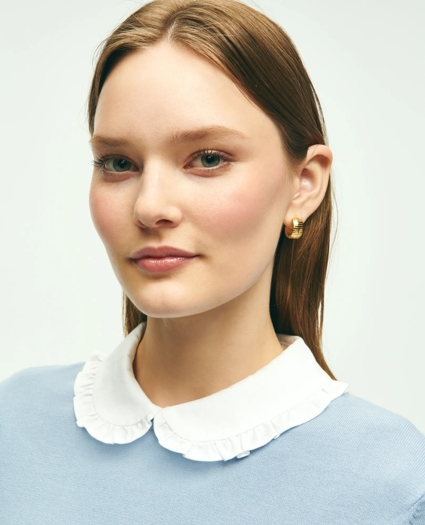 Cotton Removable Collar Sweater, image 3