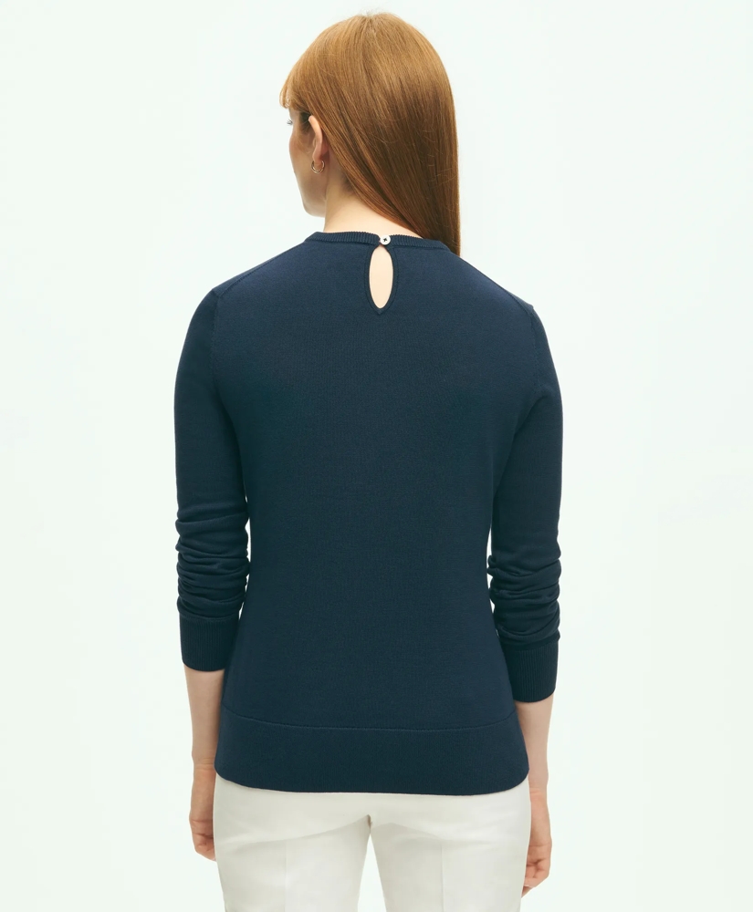 Cotton Sweater With Removable Ruffle Collar, image 6