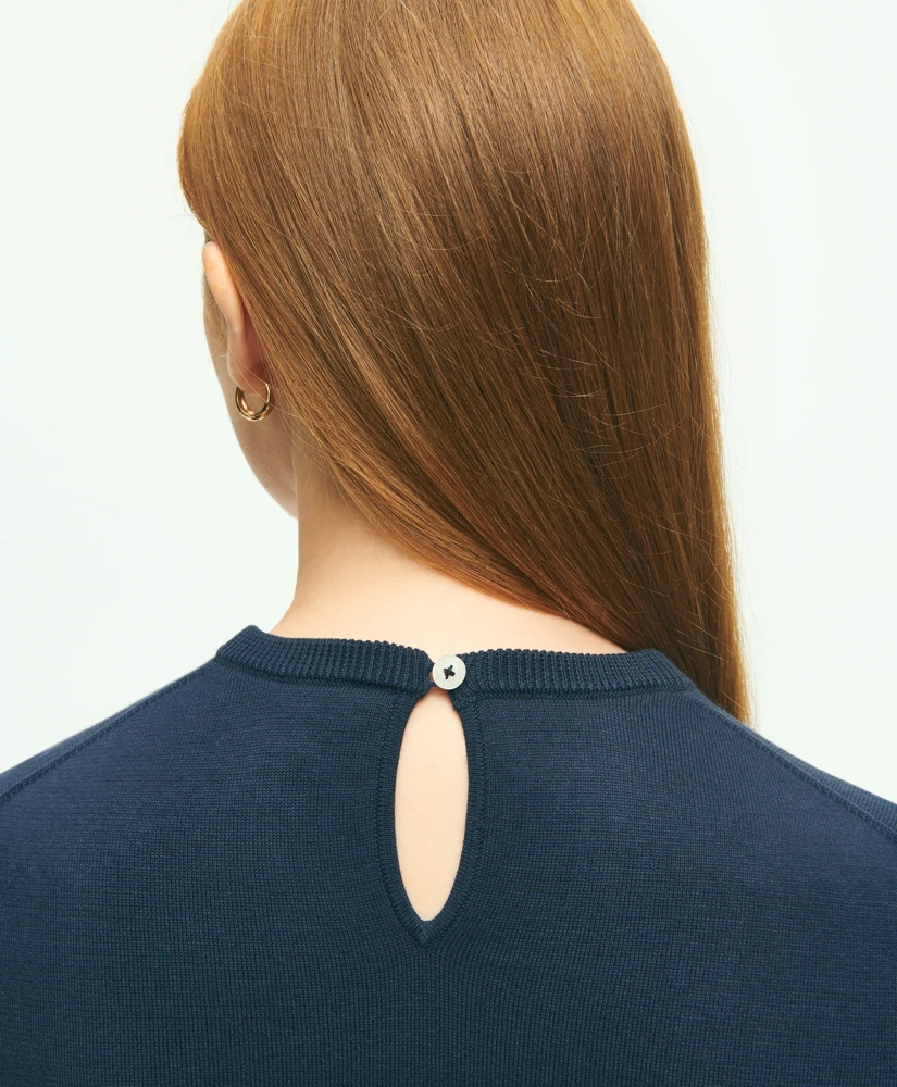 Cotton Sweater With Removable Ruffle Collar, image 7