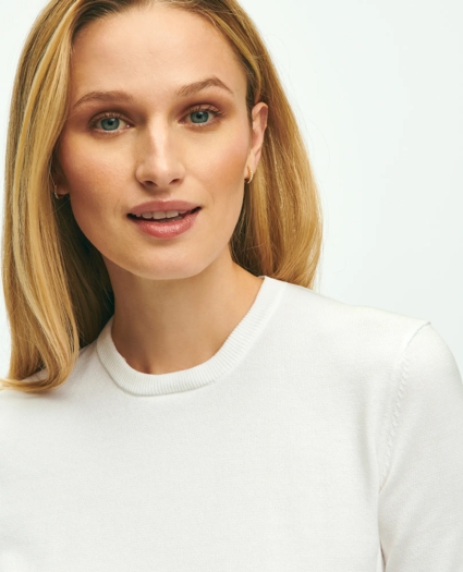 Cotton Sweater With Removable Ruffle Collar, image 7