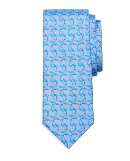 Dolphin Print Tie