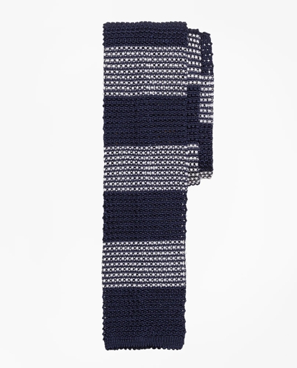 Knit Stripe Tie