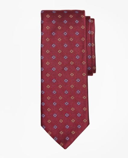 Two-Tone Flower Tie