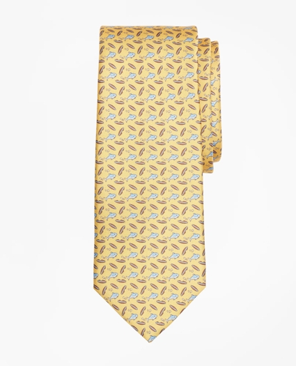 Shark and Surf Board Print Tie