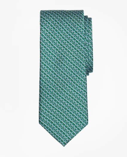 Chain Link Print Tie