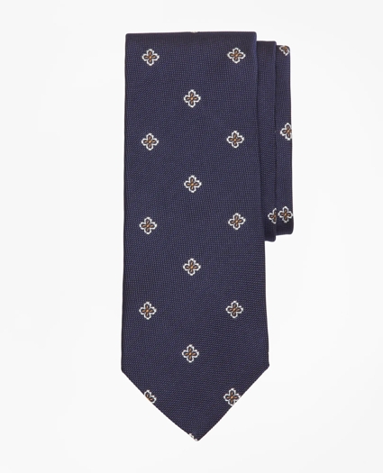 Textured Four-Petal Flower Tie