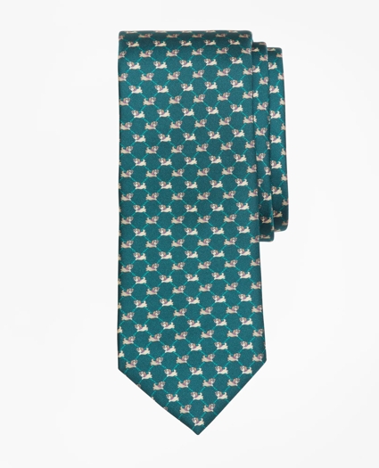 Dog and Bone Print Tie