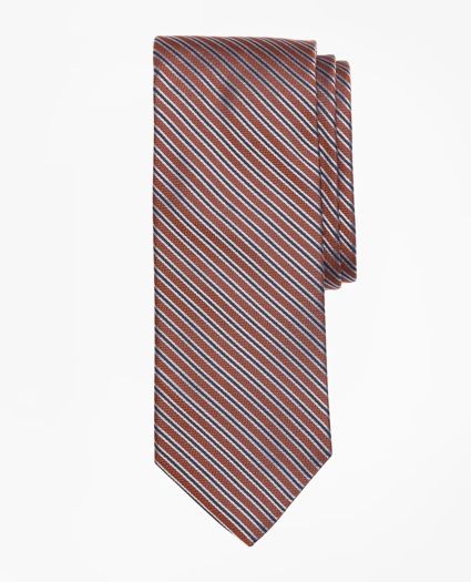 Textured Split Stripe Tie