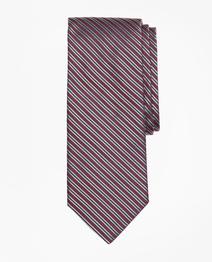 Textured Split Stripe Tie
