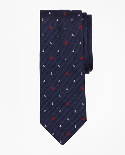 Fleece and Anchor Tie
