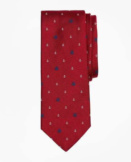 Fleece and Anchor Tie, image 1