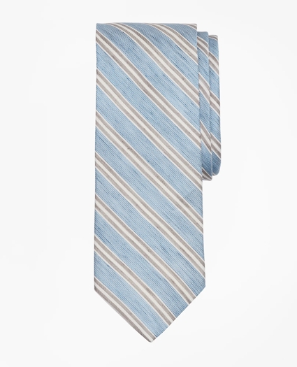 Linen and Silk Stripe Tie
