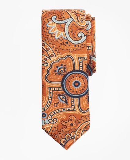 Paisley Print Wool Tie, image 1
