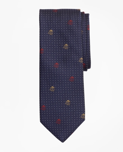 Dotted Fleece Tie