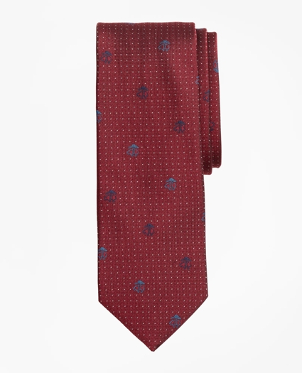 Dotted Fleece Tie