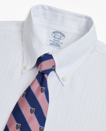 Rugby Stripe Tie with Golden Fleece&reg; Shield, image 2