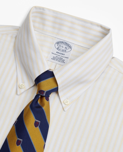 Rugby Stripe Tie with Golden Fleece® Shield, image 2
