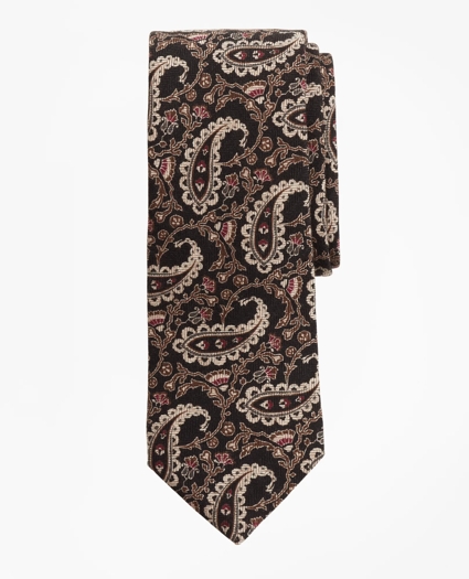 Paisley Chevron Print Tie