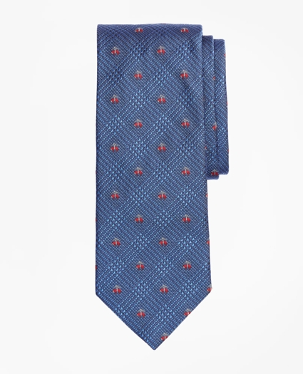 Glen Plaid with Fleece Tie