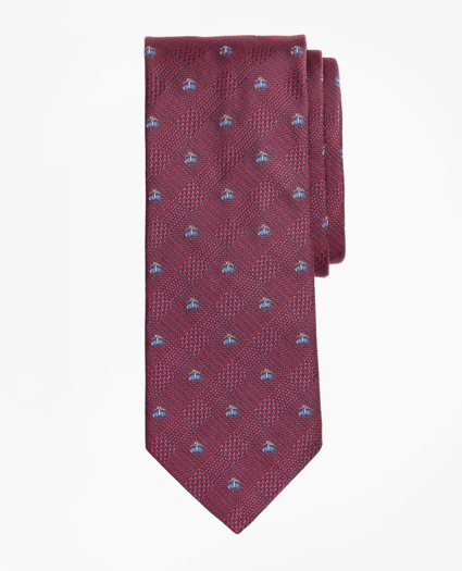 Glen Plaid with Fleece Tie