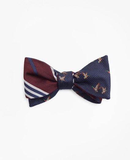 Flying Ducks with BB#1 Stripe Reversible Bow Tie, image 1