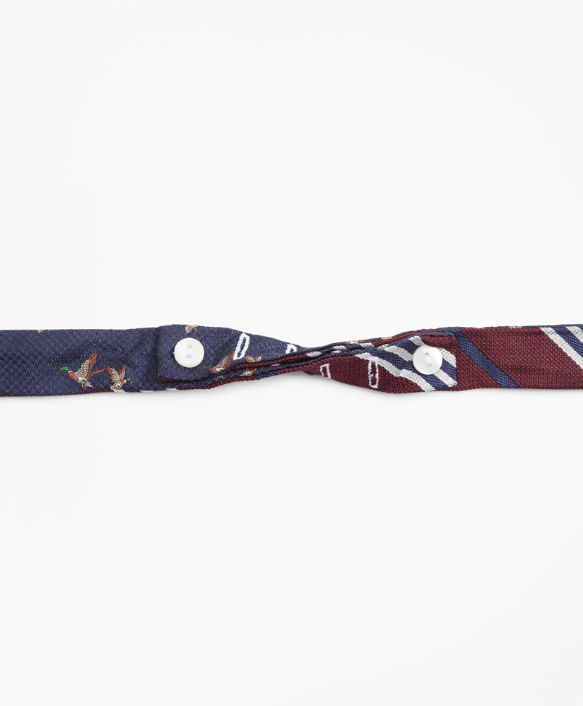 Flying Ducks with BB#1 Stripe Reversible Bow Tie, image 3