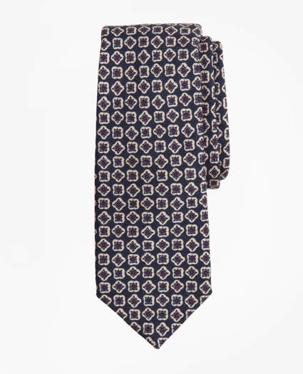 Wool Neat Print Tie