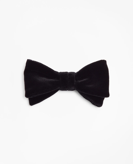 Velvet Pre-Tied Bow Tie, image 1