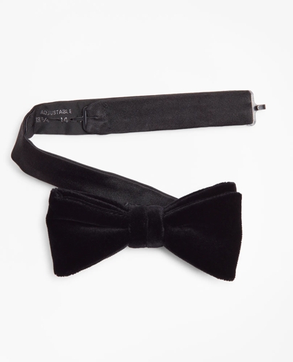 Velvet Pre-Tied Bow Tie, image 2