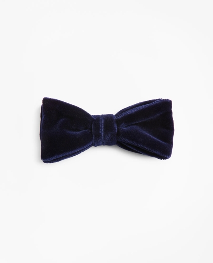 Velvet Pre-Tied Bow Tie, image 1