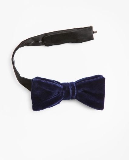 Velvet Pre-Tied Bow Tie, image 2