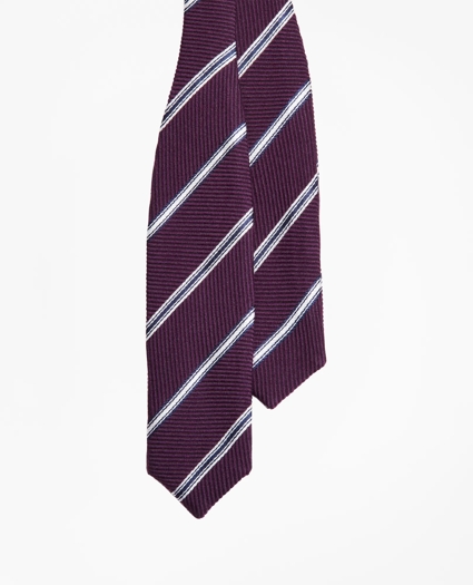 Stripe Pointed End Bow Tie, image 2