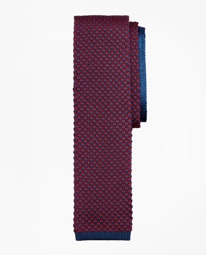 Bird's-Eye Knit Tie