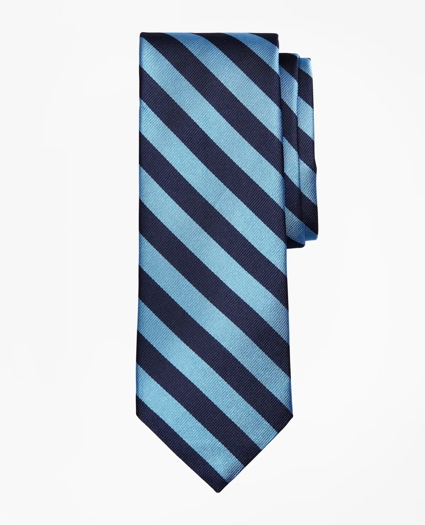 Limited Edition Archival Collection BB#4 Striped Rep with Crest Silk Tie, image 1