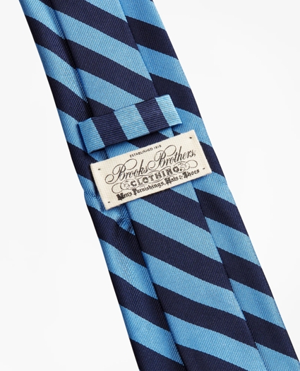Limited Edition Archival Collection BB#4 Striped Rep with Crest Silk Tie, image 4