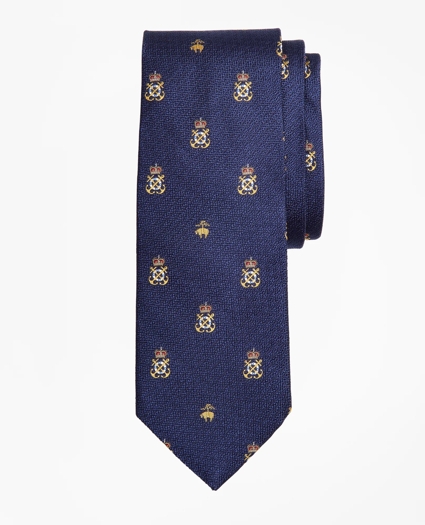 Fleece and Anchor Shield Tie, image 1
